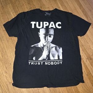 Black Short Sleeve Tee with Graphic Print